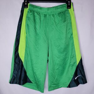 Nike Men’s Green and Neon Athletic Shorts